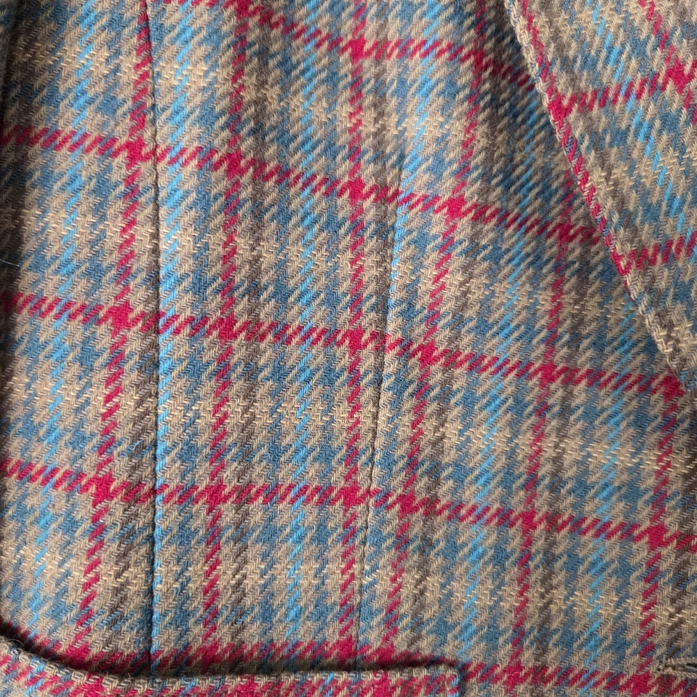 Pendleton Houndstooth Blazer Wool Blazer Jacket V… - image 5